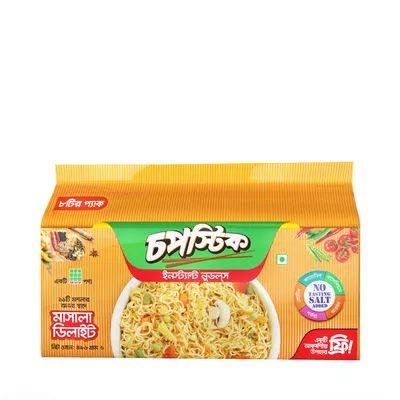 চপস্টিক ইন্সট্যান্ট নুডলস মাসালা ডিলাইট (ফ্রি সারপ্রাইজ গিফট) ৪৯৬ গ্রাম