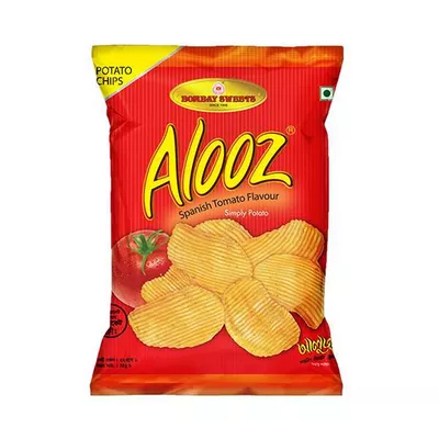 বোম্বে সুইটস আলুজ স্প্যানিশ টমেটো ফ্লেভার ২৭ গ্রাম